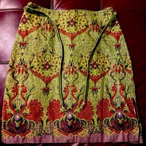 Women's Vintage 90s Y2K  GUESS Boho Paisley Skirt Size 28